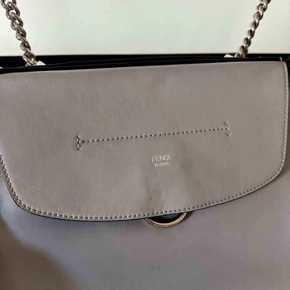 Fendi Small Back to School Backpack Light Blue - Picture 14 of 15